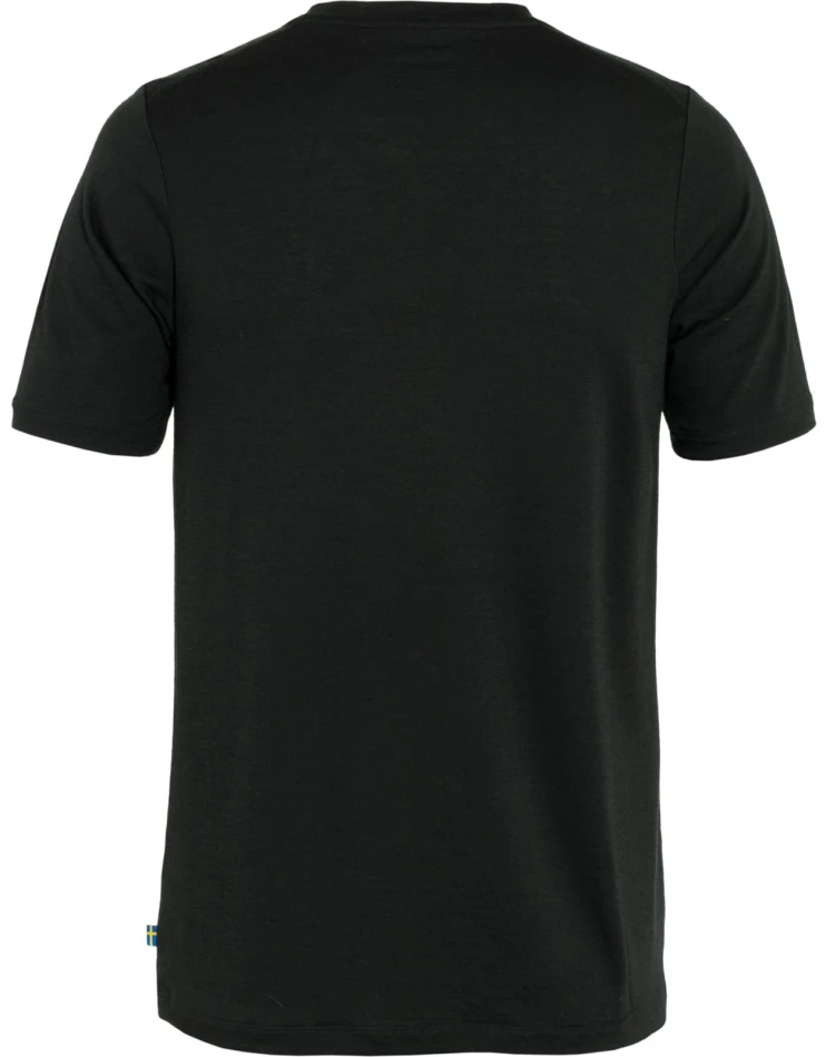 Fjallraven Abisko Wool Logo SS, kolor: 550 - Black, 2