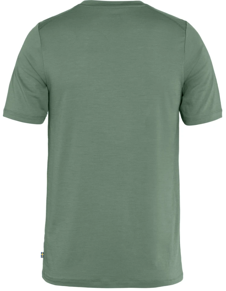 Fjallraven Abisko Wool Logo SS, kolor: 614 - Patina Green, 2