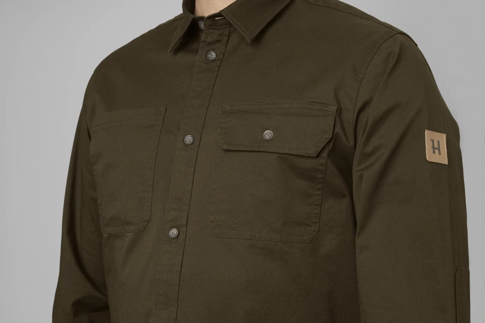 Trym L/S Skjorte, kolor:  Willow Green