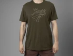 Harkila Graphic T-shirt 2-Pack, kolor:  Willow Green/Burgundy