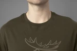 Harkila Graphic T-shirt 2-Pack, kolor:  Willow Green/Burgundy