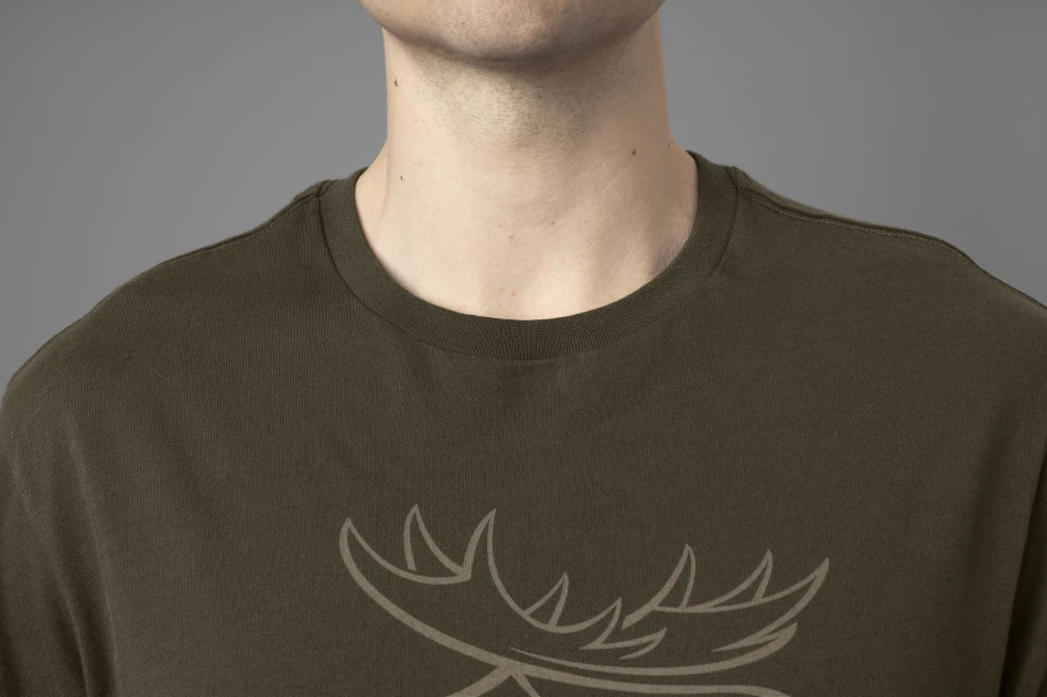 Harkila Graphic T-shirt 2-Pack, kolor:  Willow Green/Burgundy