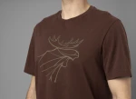 Harkila Graphic T-shirt 2-Pack, kolor:  Willow Green/Burgundy