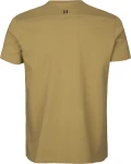 Harkila Logo T-Shirt, kolor: Antique Sand/Dark Olive