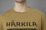 Harkila Logo T-Shirt, kolor: Antique Sand/Dark Olive