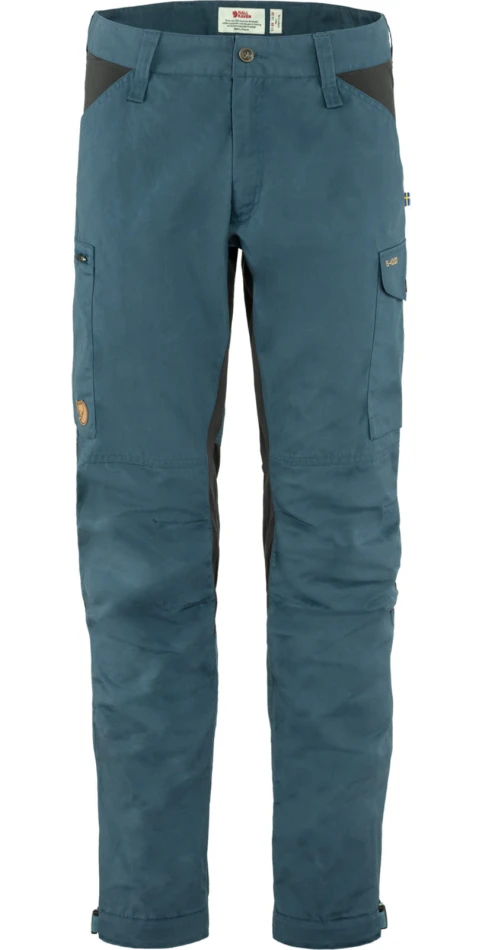Fjallraven Kaipak Trousers, kolor: 520-030 - Uncle Blue - Dark Grey