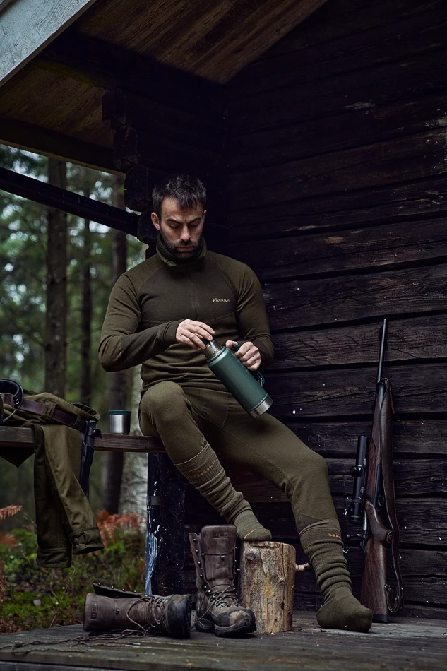 Base Warm Zip Neck