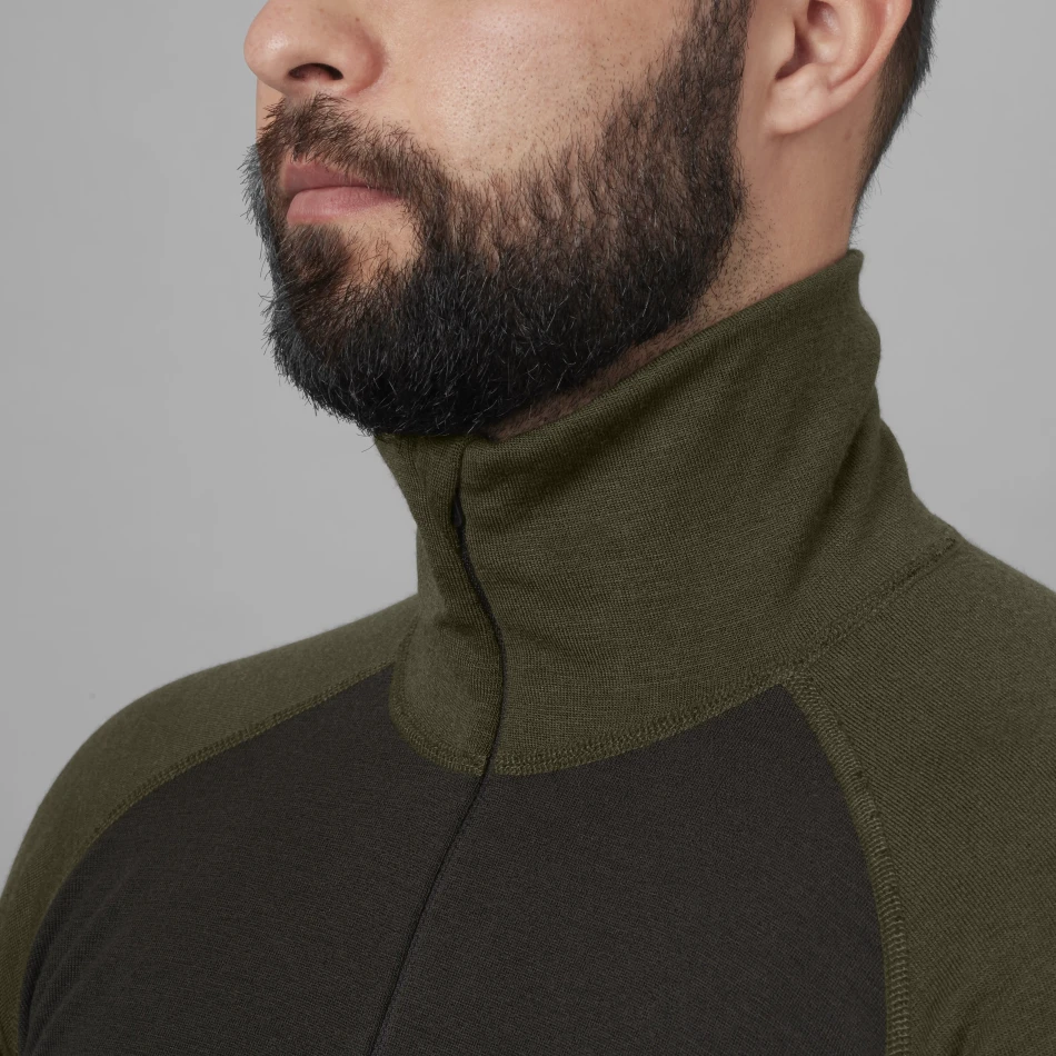 Base Warm Zip Neck