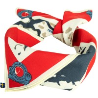 Fjallraven Swedish Classic Map Scarf, kolor: 334 - True Red