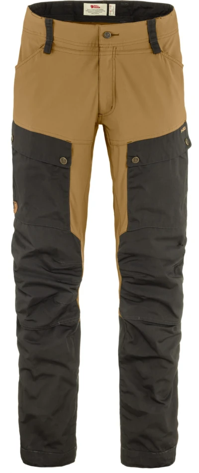 Fjallraven Keb Trousers Regular, kolor: 030-232 Dark Grey-Buckwheat Brown