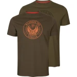 Wildboar Pro S/S T-shirt 2-pack, kolor: Light Willow Green/Demitasse Brown