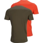 Wildboar Pro S/S T-shirt 2-pack, kolor: Willow Green/Orange