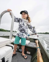 Kid's Solar Tech Hoody, kolor: 686 - Woodland Camo Steel