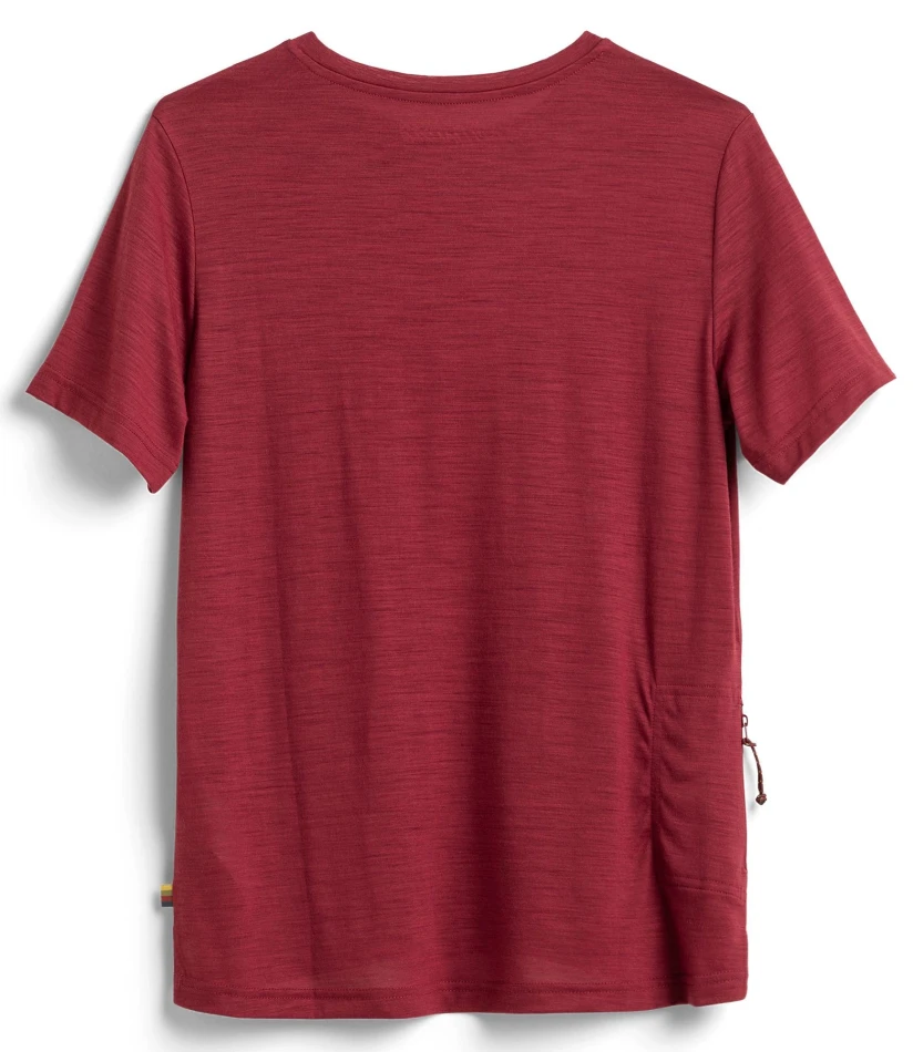 Fjallraven S/F Wool T-Shirt W, kolor: 346 - Pomegranate Red
