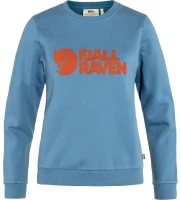 Fjallraven Logo Sweater W, kolor: 543-243 - Dawn Blue - Terracotta Blue