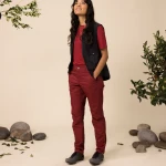 Fjallraven S/F Rider's Hybrid Trousers, kolor: 347 - Bordeaux Red - 2