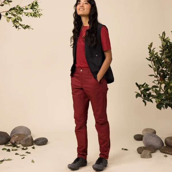 Fjallraven S/F Rider's Hybrid Trousers, kolor: 347 - Bordeaux Red - 2
