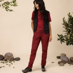 Fjallraven S/F Rider's Hybrid Trousers, kolor: 347 - Bordeaux Red - 3