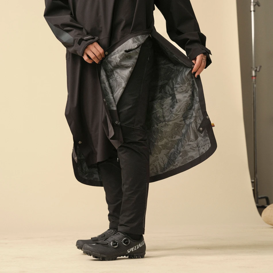 Fjallraven S/F Rain Poncho, kolor: 550 - Black