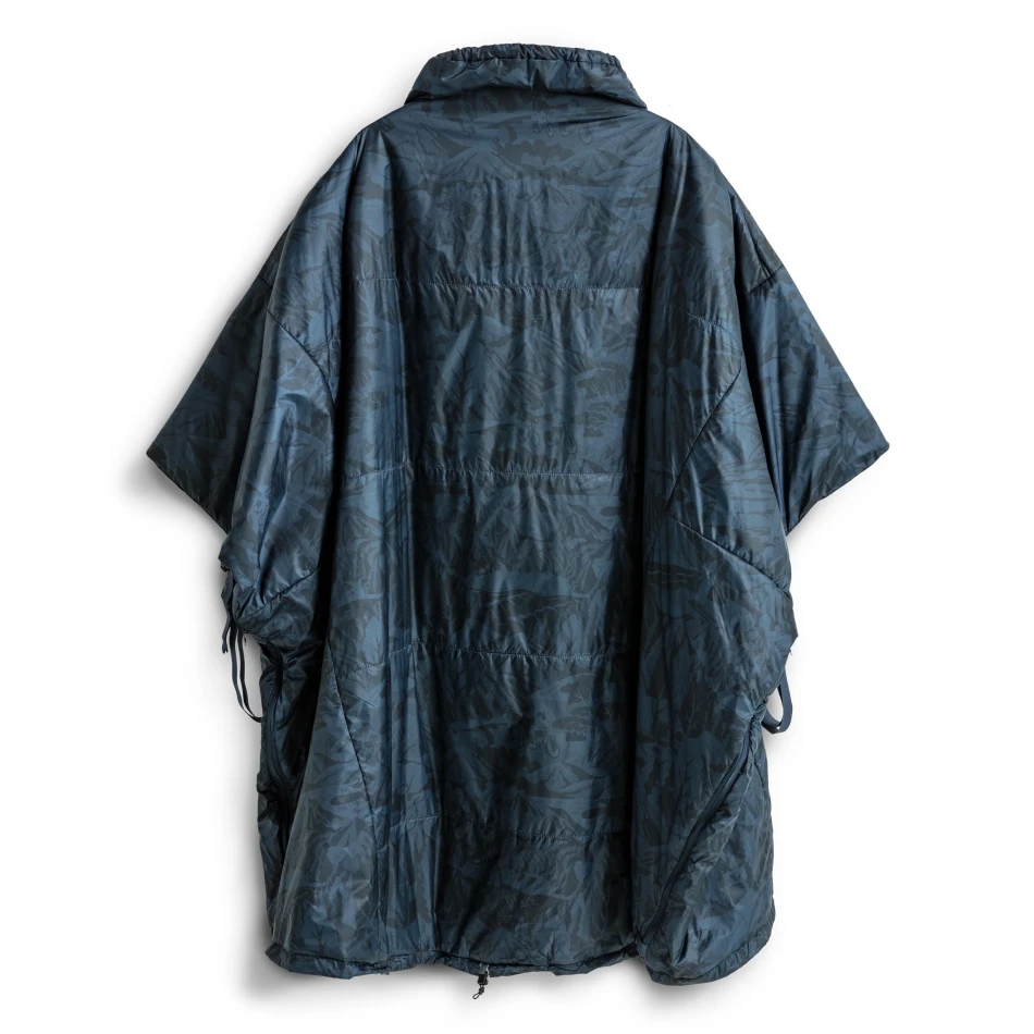 Sleep Poncho Reg, kolor: 560-548 - Navy - Blue Shadow