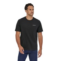 Men's P-6 Mission Organic T-Shirt: kolor: Ink Black