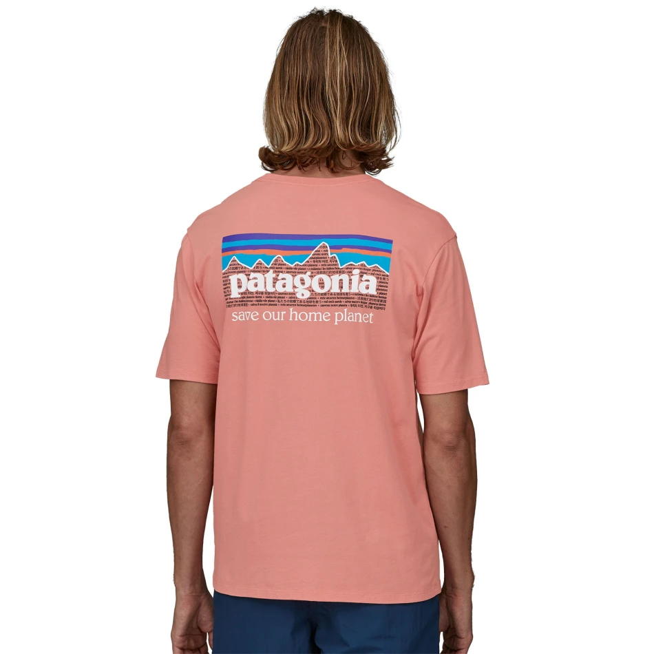 Men's P-6 Mission Organic T-Shirt: kolor: Sunfade Pink