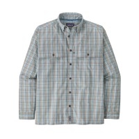 M's L/S Island Hopper Shirt, kolor: Down River: Steam Blue