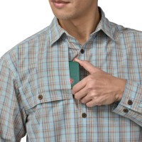 Island Hopper Shirt, kolor: Down River: Steam Blue