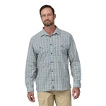 M's L/S Island Hopper Shirt, kolor: Down River: Steam Blue