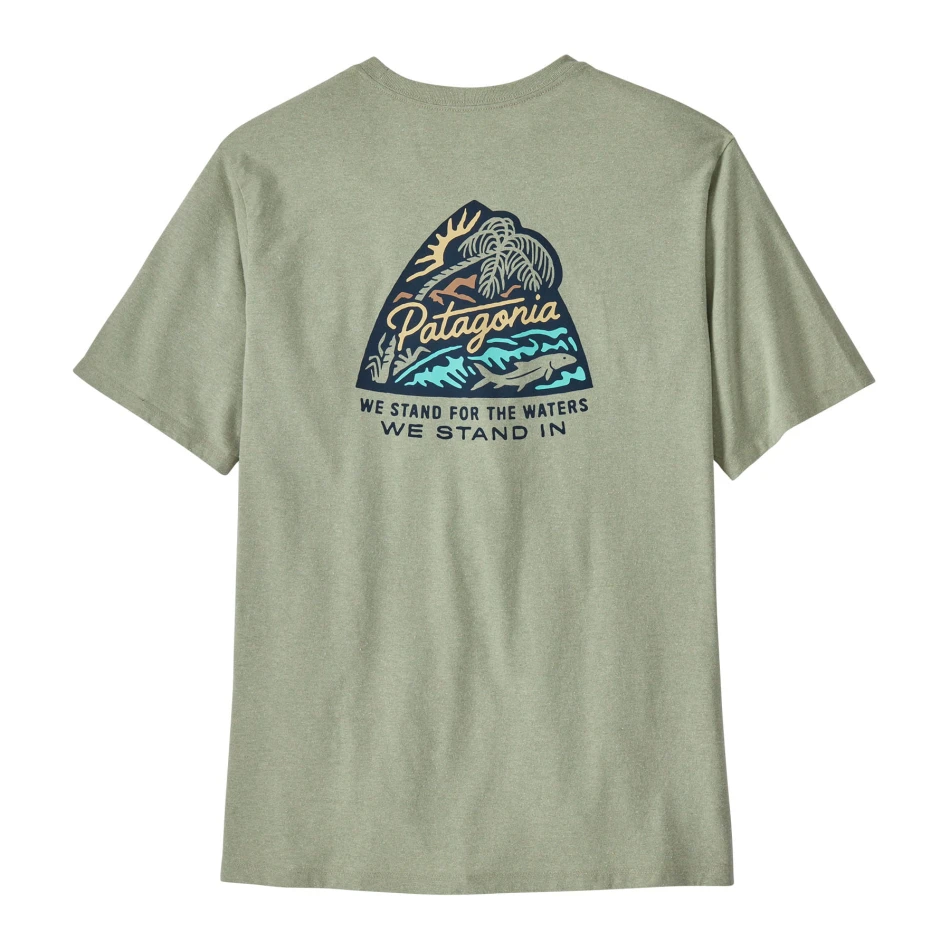 Men's Take a Stand Responsibili-Tee, kolor: Salvia Green