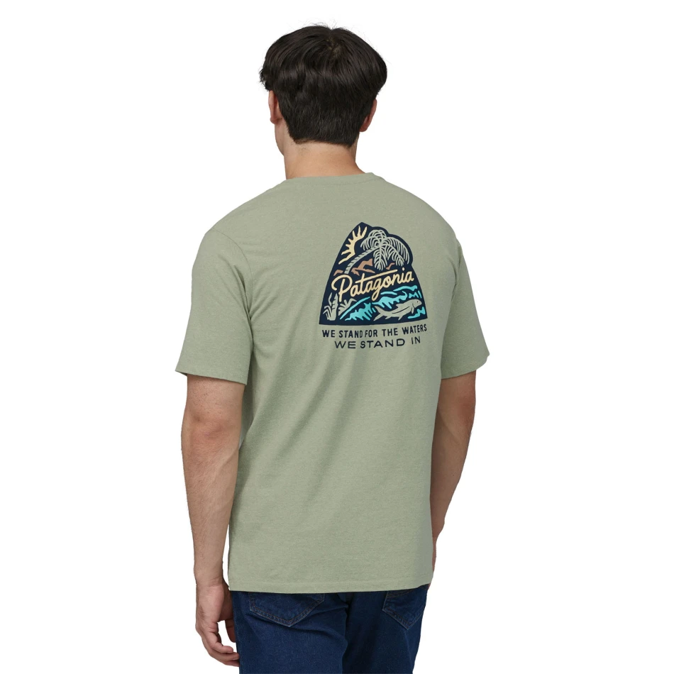Men's Take a Stand Responsibili-Tee, kolor: Salvia Green
