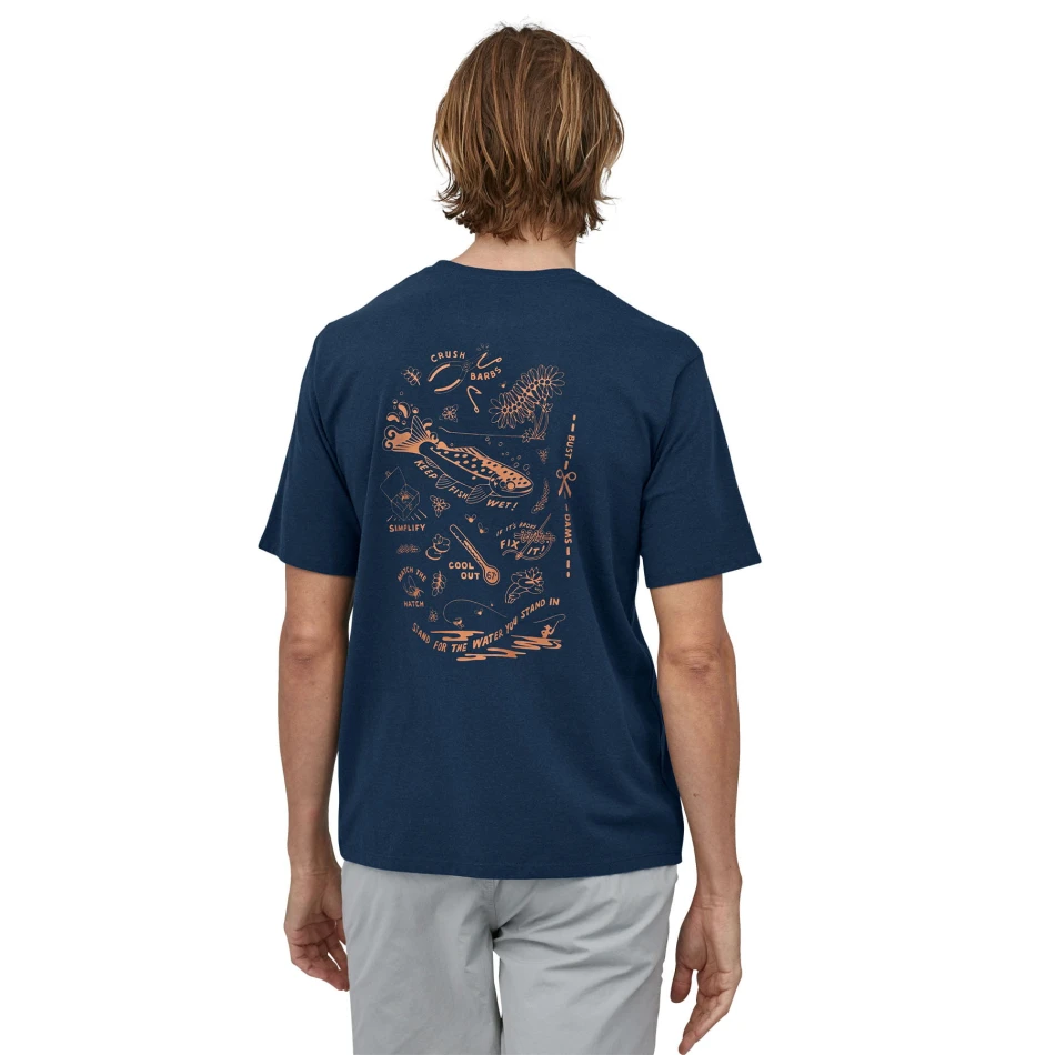 Men's Action Angler Responsibili-Tee, kolor: Tidepool Blue