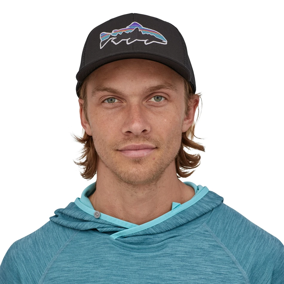 Fitz Roy Trout Trucker Hat, kolor: Black