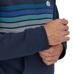 Line Logo Ridge Stripe Uprisal Hoody, kolor: New Navy
