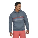 Line Logo Ridge Stripe Uprisal Hoody, kolor: Plume Grey