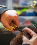 Ergo Hair Scissors 4,5", kolor: yellow