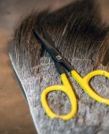 Ergo Hair Scissors 4,5", kolor: yellow