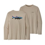 M's L/S Cap Cool Daily Fish Graphic, kolor: Pumice