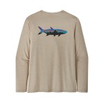 M's L/S Cap Cool Daily Fish Graphic, kolor: Pumice