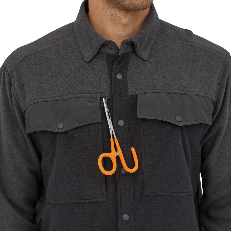 M's L/S Early Rise Snap Shirt, kolor: Ink Black