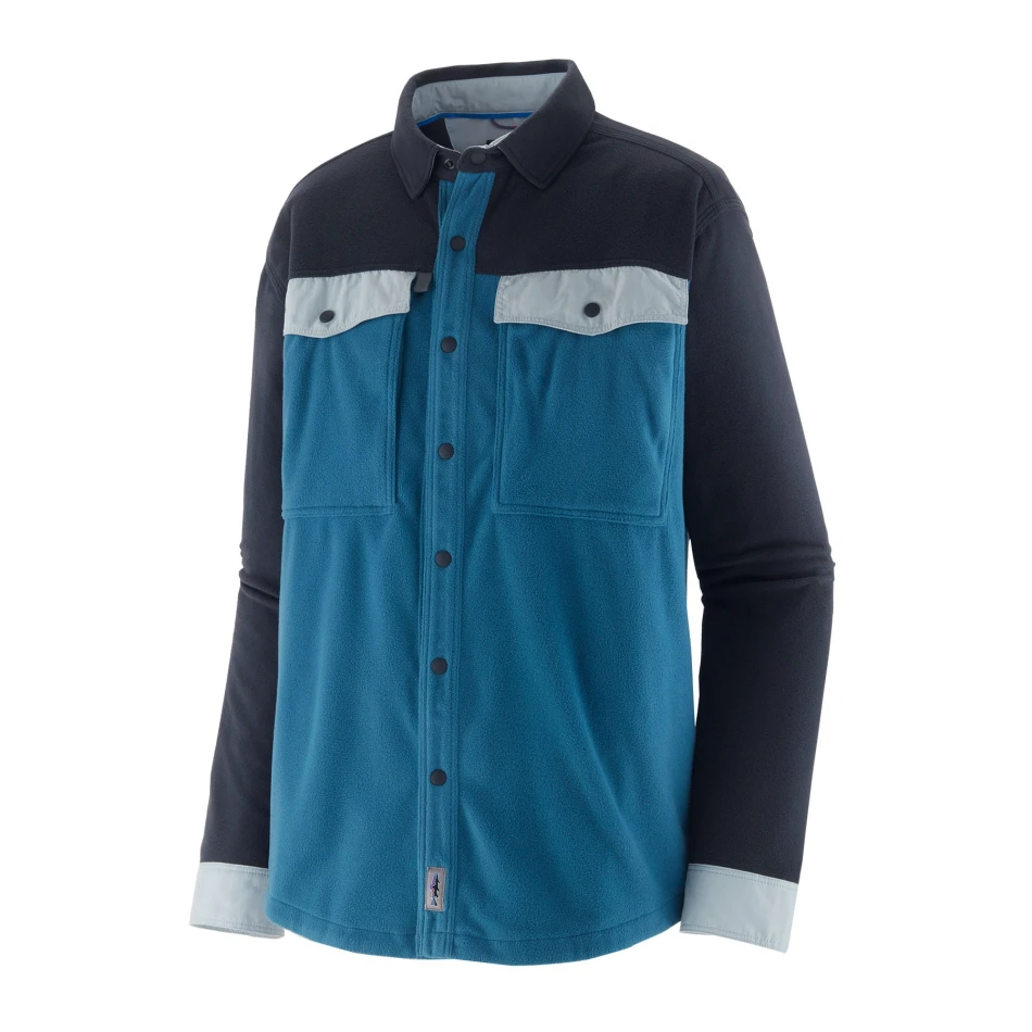 M's L/S Early Rise Snap Shirt, kolor: Wavy Blue