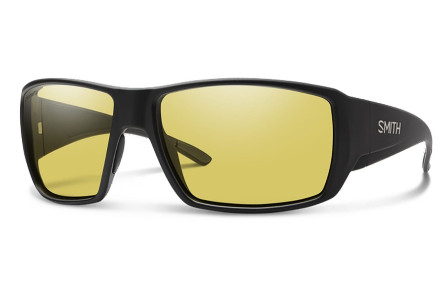 Guide's Choice Matte Black ChromaPop Polar Glass Low Light Yellow Mirror