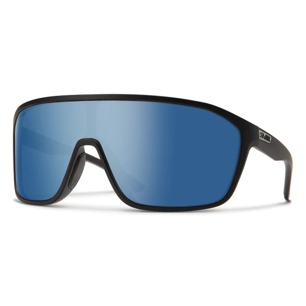 Boomtown Matte Black  ChromaPop Polar Blue Mirror