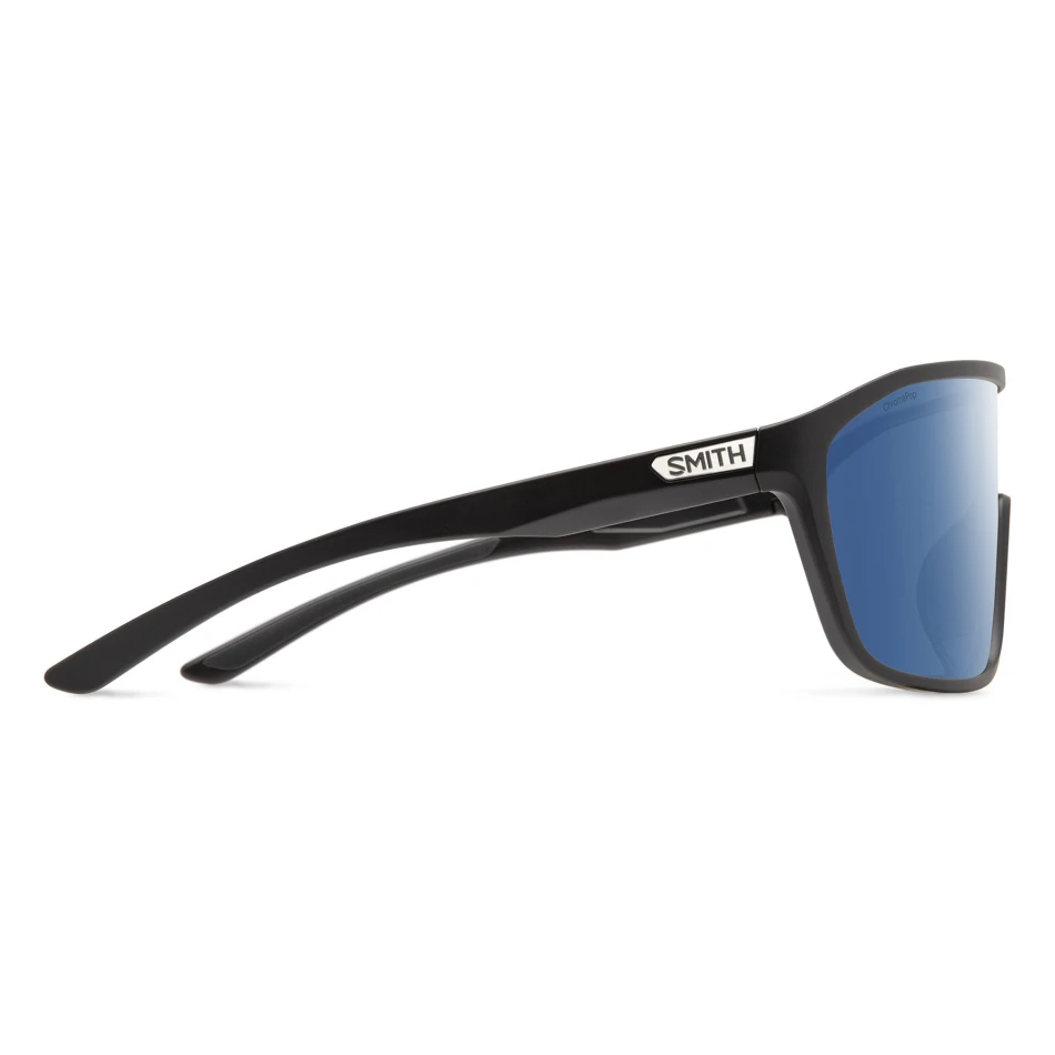 Boomtown Matte Black  ChromaPop Polar Blue Mirror