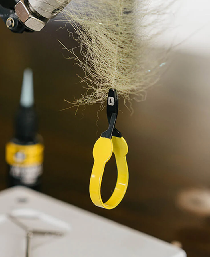 Hackle Plier, kolor: Yellow