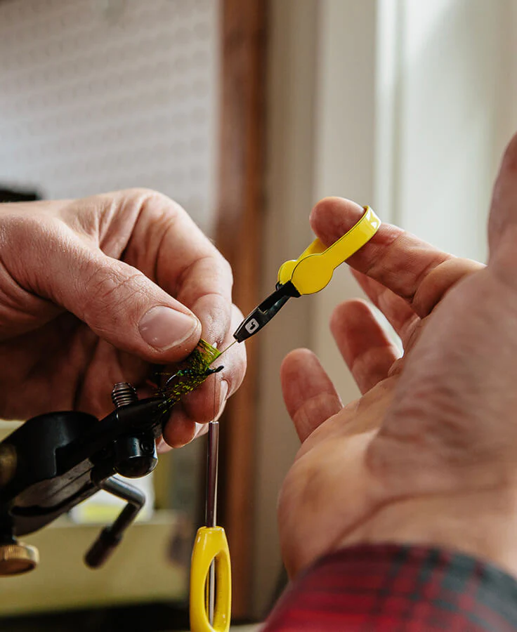 Hackle Plier, kolor: Yellow