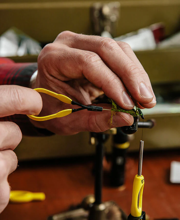 Hackle Plier, kolor: Yellow