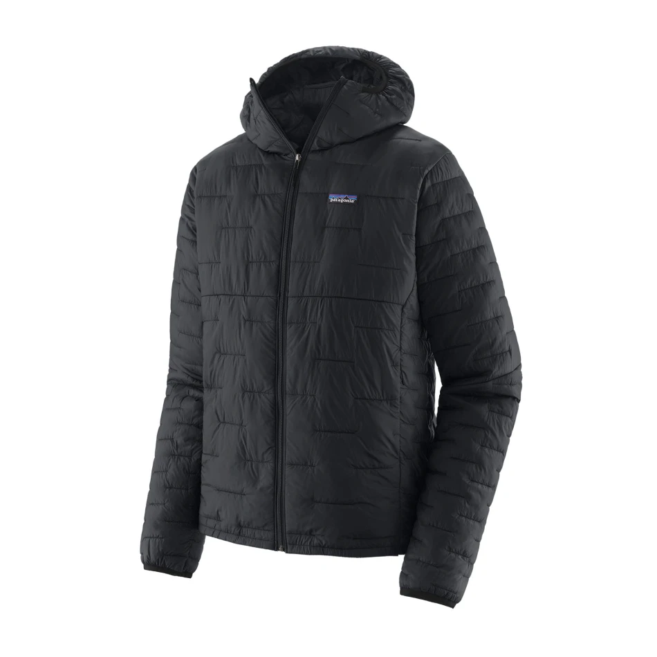 Men's Micro Puff Hoody, kolor: Black - 1