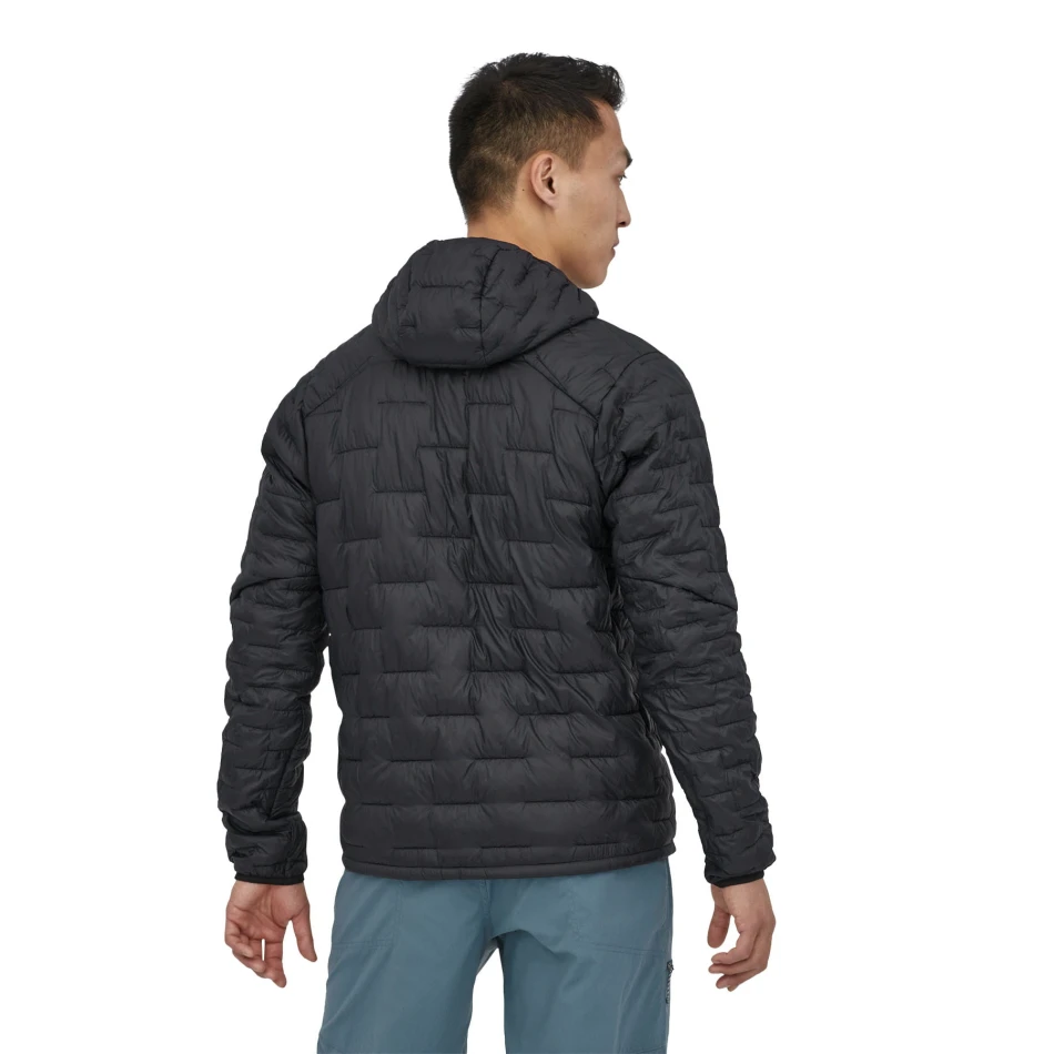 Men's Micro Puff Hoody, kolor: Black - 3