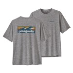 Men's Capilene Cool Daily Graphic Shirt - Waters, kolor: Feather Grey